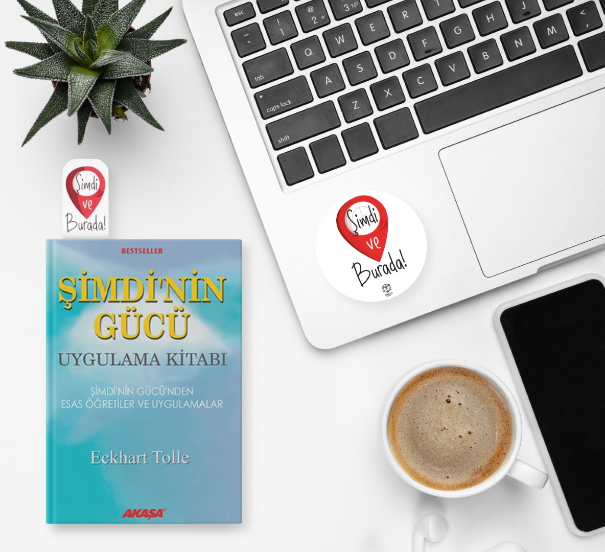 Şimdi ve Burada Çıkartma ve Ayraç Seti